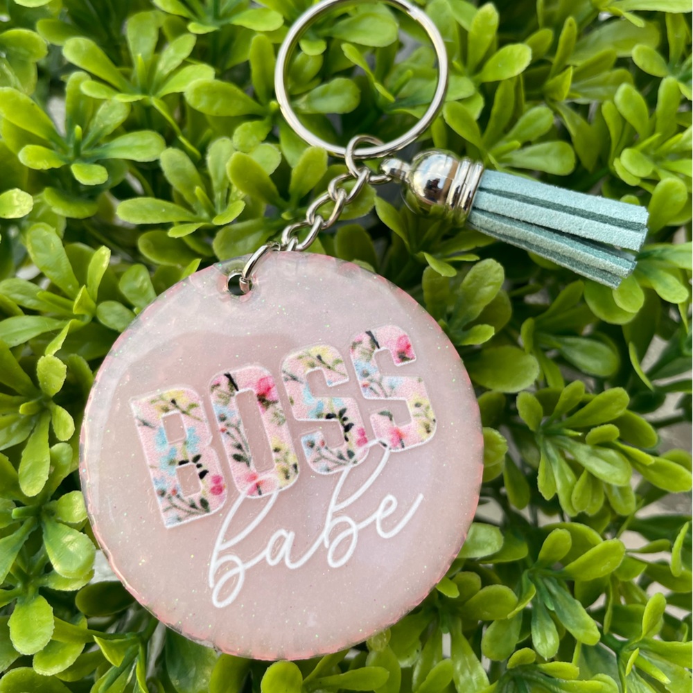 New Boss Babe keychain
